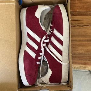 Adidas Red/Burgundy Mens Gazelle